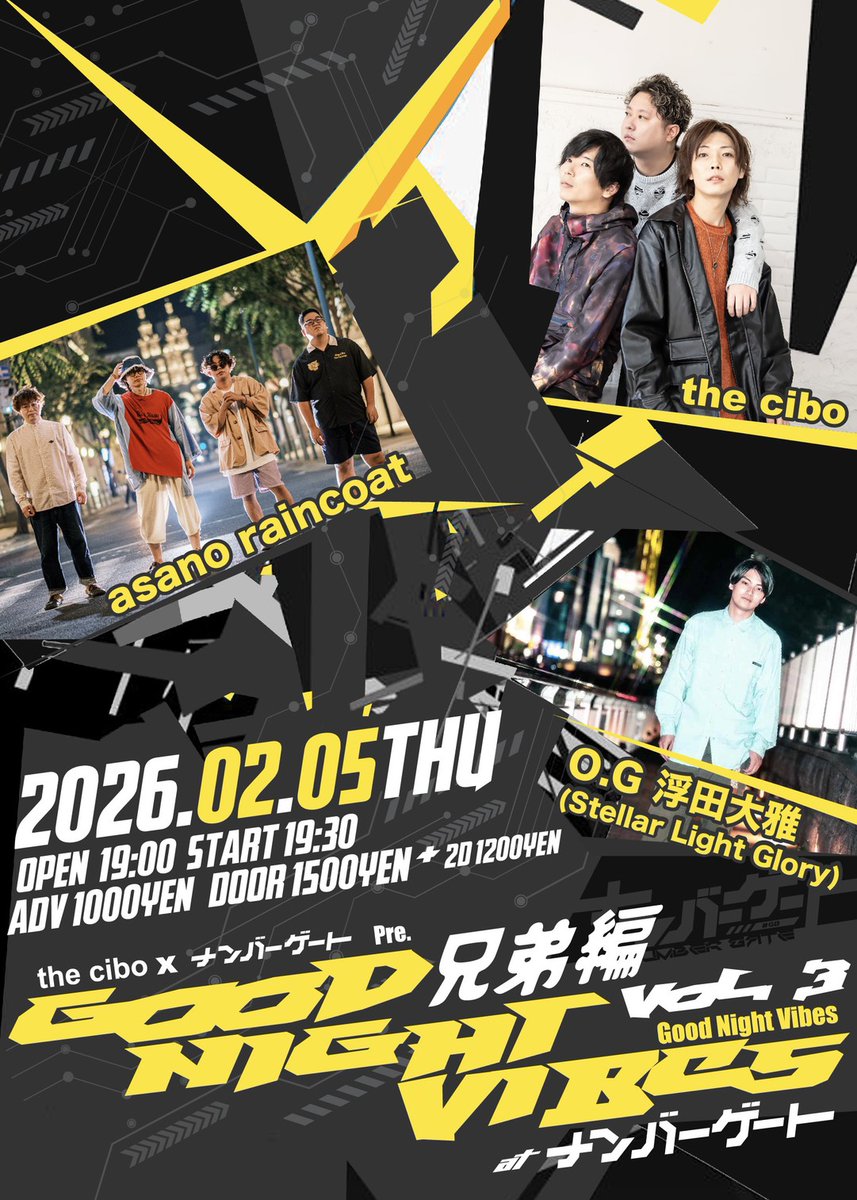 the cibo【公式】NEXT→2026.3.6難波ナンバーゲート tweet media