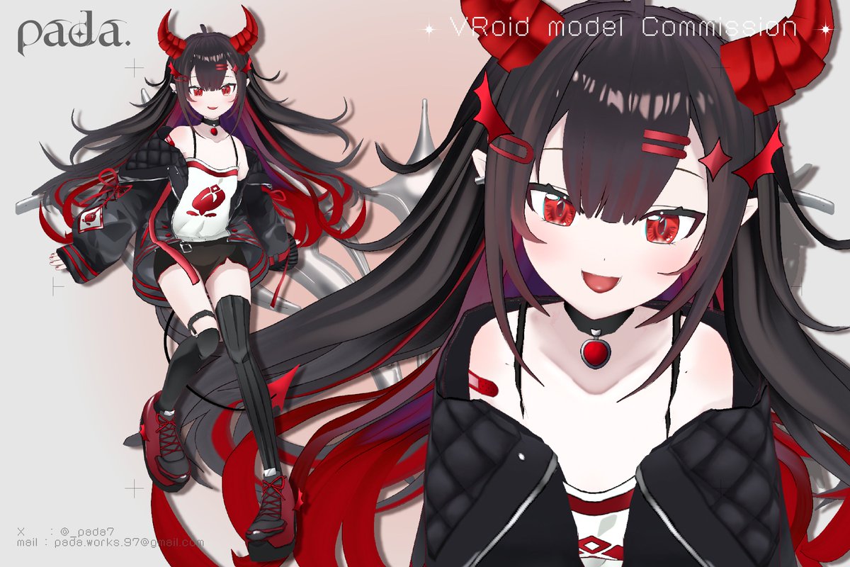 pada. VRoid3Dモデル制作依頼受付中 tweet media