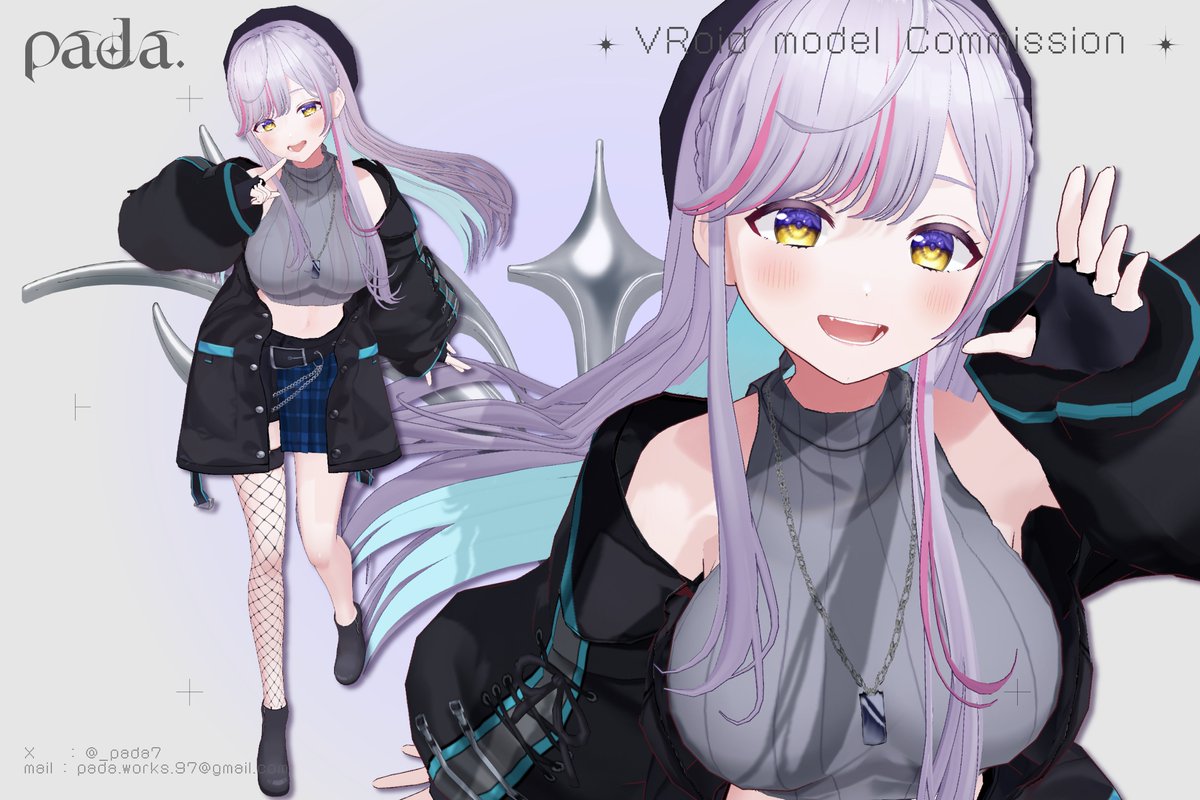 pada. VRoid3Dモデル制作依頼受付中 tweet media