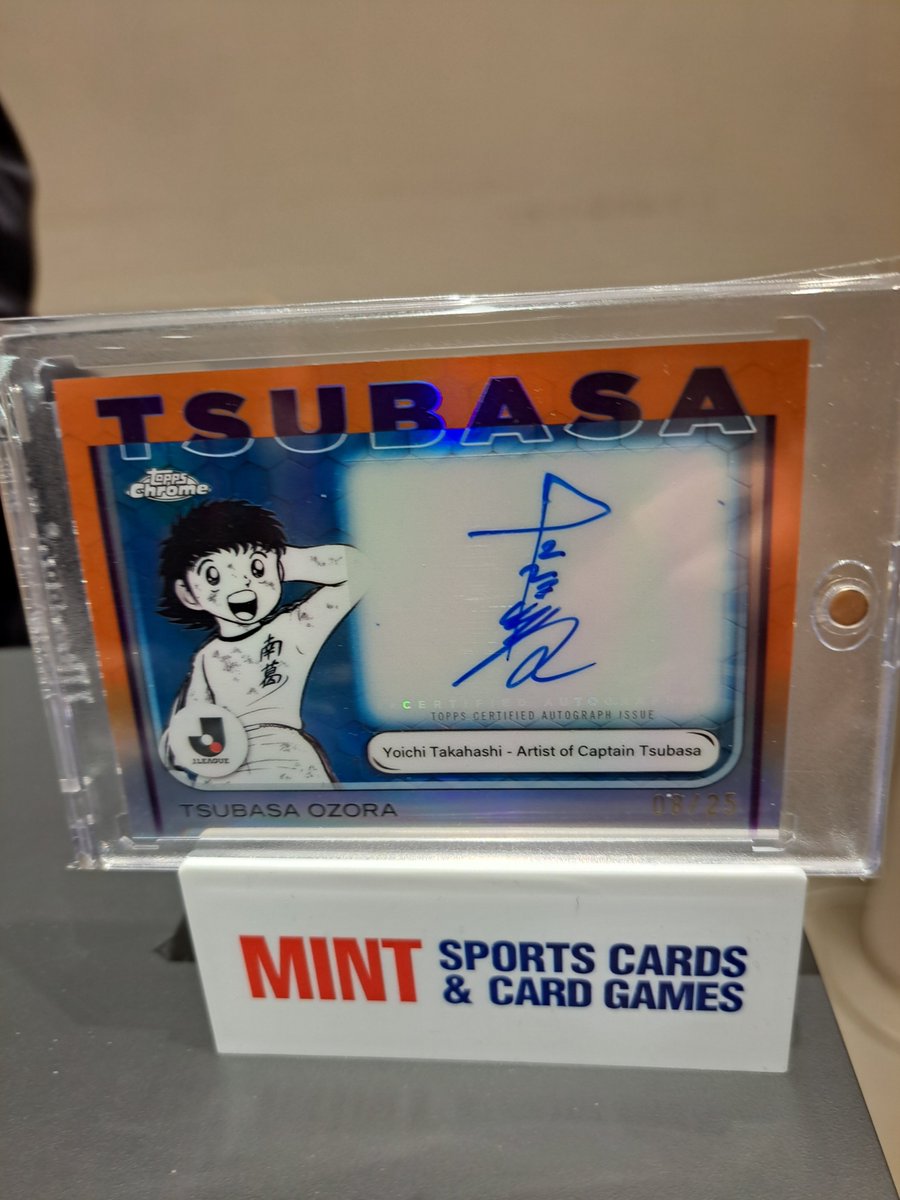 開封結果】2025 TOPPS J. LEAGUE FLAGSHIPより、大空翼(高橋陽一先生