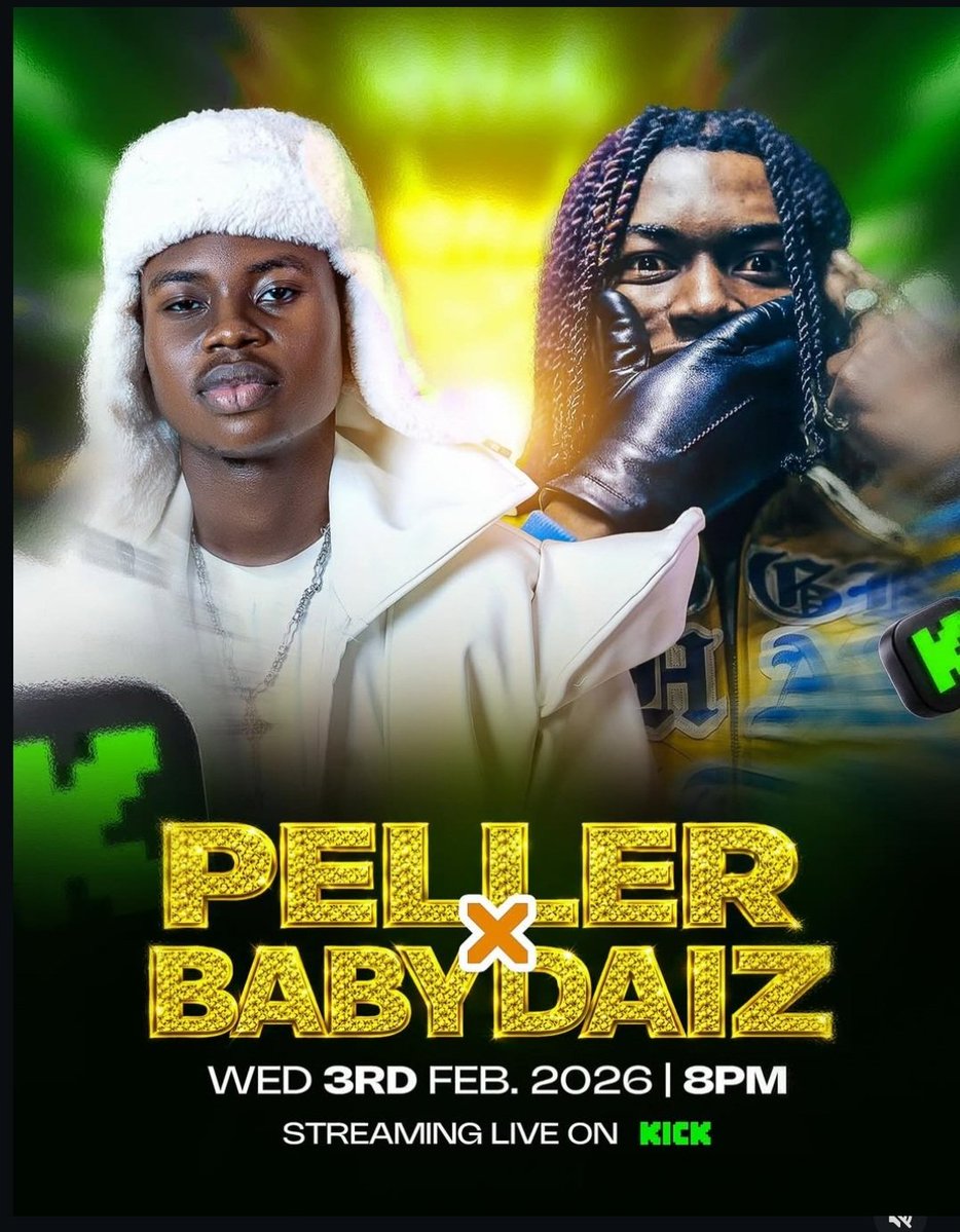 No one actually know about kai's coming to Nigeria because Peller didn’t talk about it like he talked about Ishowspeed 
Join Kick now
kick.com/peller
#peller