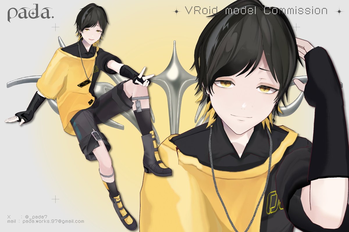 pada. VRoid3Dモデル制作依頼受付中 tweet media