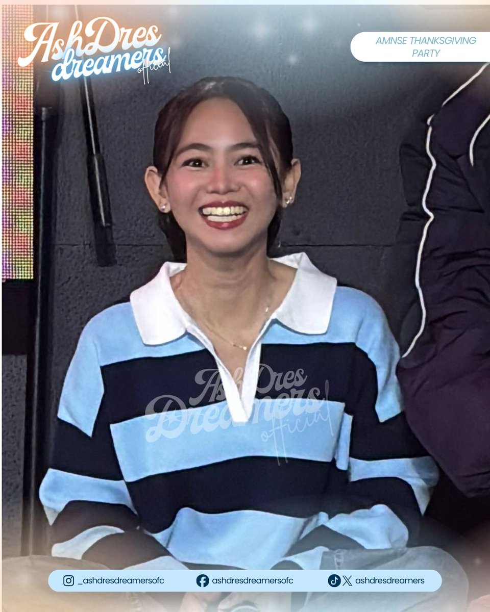 AshDresDreamers's tweet photo. Your smile alone is enough to make us keep going—through the noise, the wait, the chaos. 🫶

It’s that quiet kind of strength that reminds us why we stay, why we believe, and why we continue every single time. ✨

#AshtineOlviga #AngMutyangSectionETheDarkSide #AMNSEBook2 https://t.co/bPwb5ZCcvB