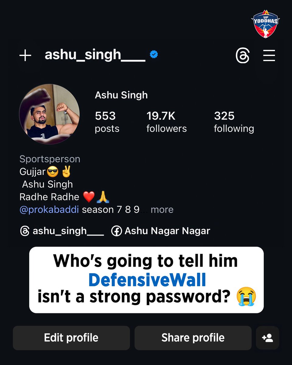 UpYoddhas's tweet photo. Dil se set kiya gaya password 🤭💙#SaansRokSeenaThok #YoddhasHum https://t.co/0PhMAD3C0V