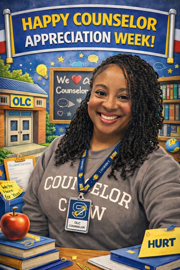 Happy Counselor Appreciation Week!
Today we honor our OLC counselor, whose commitment, care, and advocacy help students succeed in meaningful ways. Thank you for showing up every day and for the important work you do—seen, unseen, and deeply felt. SMSD truly appreciates you!