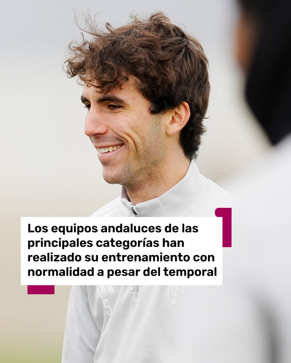 101TVSevilla's tweet image. ⚽🌦️ El temporal de la borrasca Leonardo no impide la actividad en los equipos de fútbol andaluces de las principales categorías.

📲 Más información en 101tv.es 

#Borrasca #Entrenamiento #Futbol