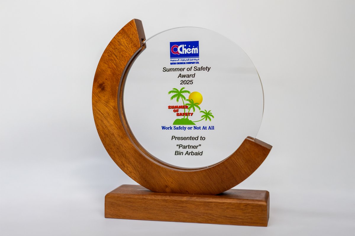 te_binarbaid's tweet photo. Bin Arbaid Transportation &amp; Equipment has received the Summer of Safety Award 2025 from Qatar Chemical Company Ltd. (Q-Chem) for maintaining disciplined safety practices during the toughest months of the year.

#BinArbaid #TransportationAndEquipment #SafetyFirst #Qatar https://t.co/2feidwSKwM