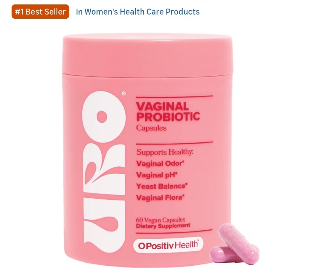 TheTrendy_Times's tweet image. O Positiv URO Vaginal Probiotics for Women pH Balance with Prebiotics &amp;amp; Lactobacillus – Vaginal Health Supplement – Promote Healthy Vaginal Odor &amp;amp; Flora, 60 Count (Pack of 1), 1 Month Supply
#womenhealth #vaginalhealth #vaginalprobiotics #AmazonFinds
amzn.to/4r1Aueb