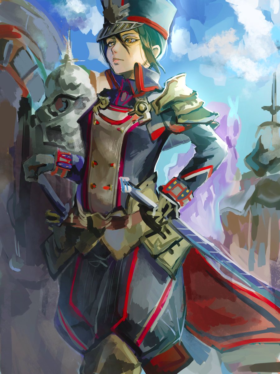 4me3ba_NIKU's tweet image. 絵ができたのであげちゃいます。背景の練習をしたいのです。