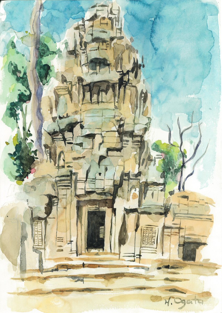 カンボジア、アンコール遺跡群。ここはタ・プローム寺院です