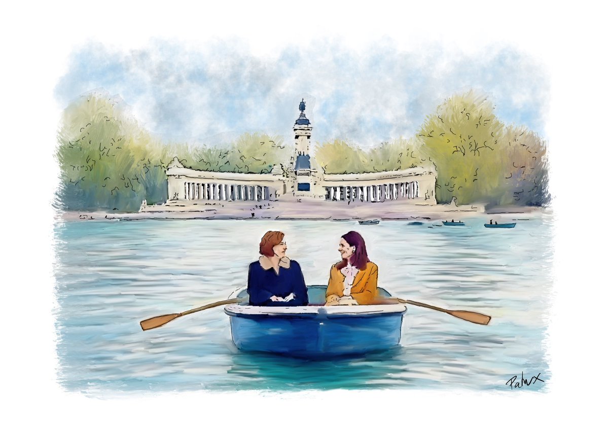 Chloé Dubois y Marta de la Reina se escaparon a Madrid para pasar el día juntas.
En una barca del Retiro encontraron silencio, miradas que no necesitan palabras. <a href="/RodriguezAntea/">Antea Rodriguez</a> <a href="/labelmontemarta/">de nuevo in da house</a> #marloe #SueñosDeLibertad <a href="/SuenosLibertad_/">Sueños De Libertad</a> #mafin #ilustracion