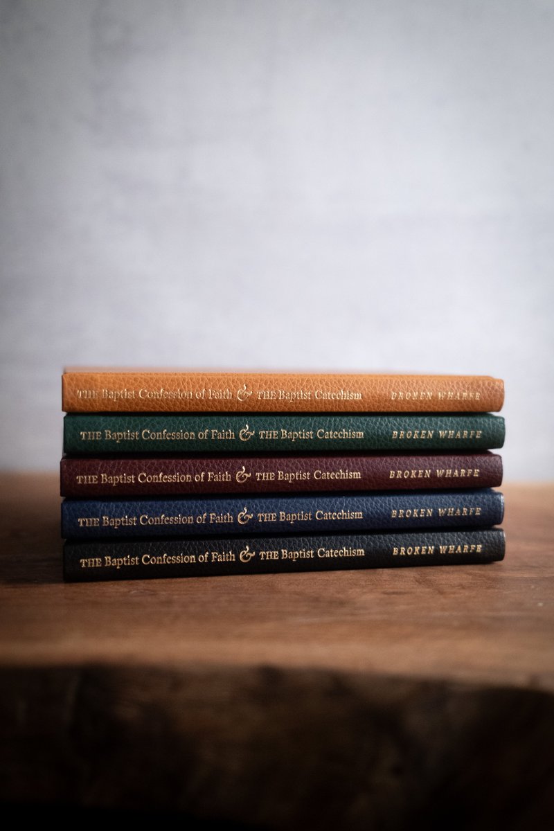 BrokenWharfe's tweet photo. ⏳ Nominate your church! 

We’re closing this church library giveaway on Monday 9th Feb and we’d love to place these beautiful hardcover leather editions of the Baptist Confession of Faith & Baptist Catechism [Hardcover Leather-Bound Edition) where they’ll actually be used.

These aren’t display pieces. They’re for lending, teaching and shaping church life for years to come. Each selected church receives 10 copies for their church library.

Nominate a congregation in three quick steps:
• Follow
• Repost
• Comment with the church name

Let’s get rich, confessional theology into the hands of real congregations. Deadline approaching fast.

Learn more about this book ➡️ [https://t.co/5EWCujgCj1]