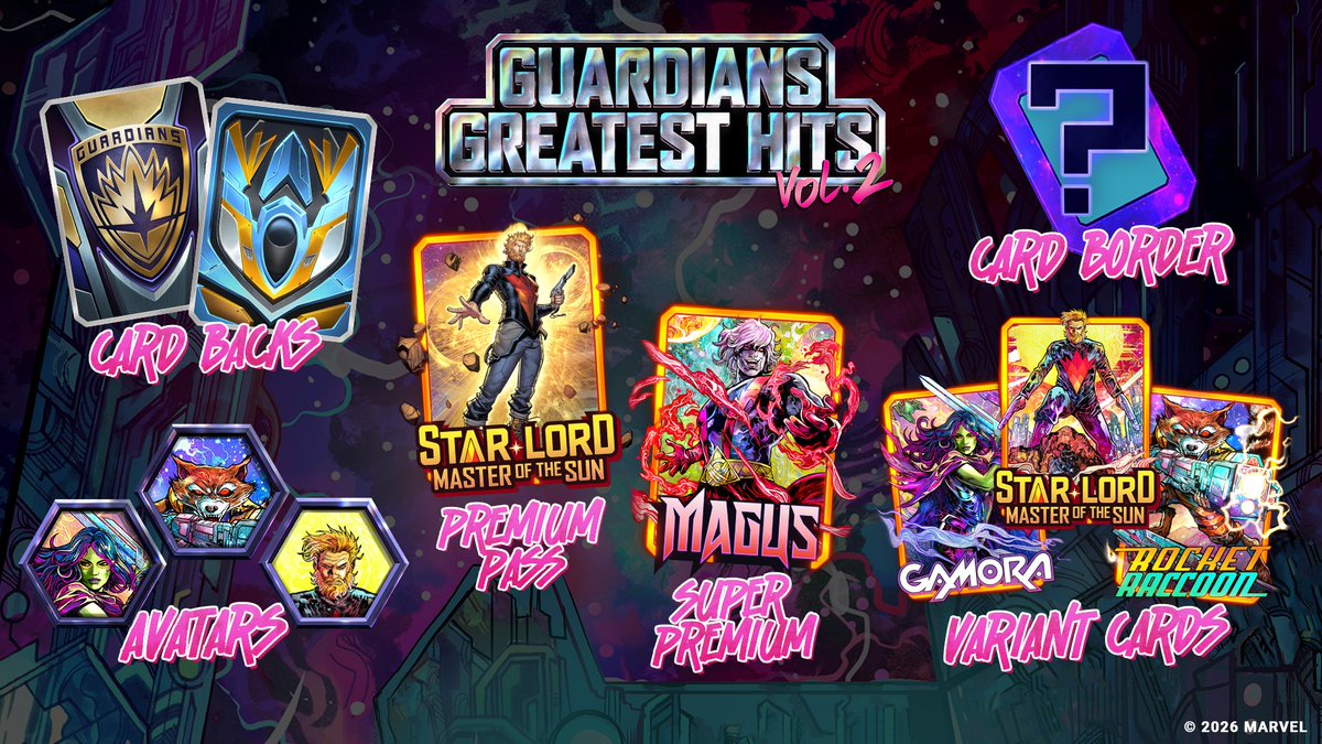 Giveaway 🎁 5 Season Pass Premium Marvel Snap à gagner

🧊 Like &amp; Retweet
🍻 Tague un(e) pote à qui ça pourrait faire plaisir 💗

🕗 Tirage au sort le 6 février