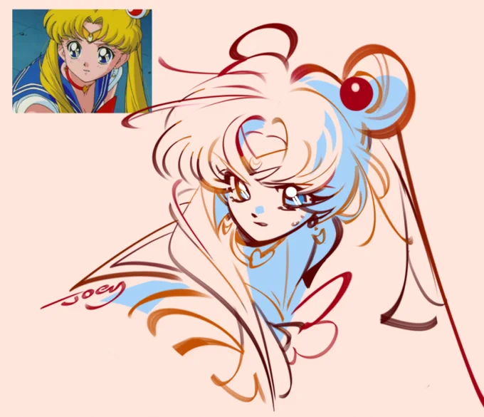 セーラームーン 楽しく描かせていただきました! #sailormoonredraw