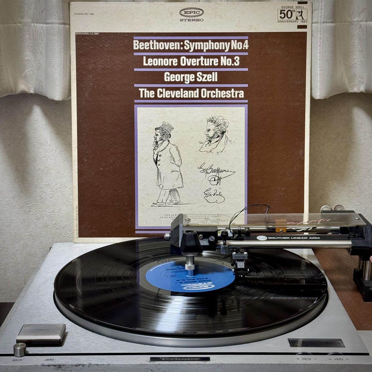 ジョージ・セルのベートーヴェン第4交響曲 1963年の録音、管弦楽は