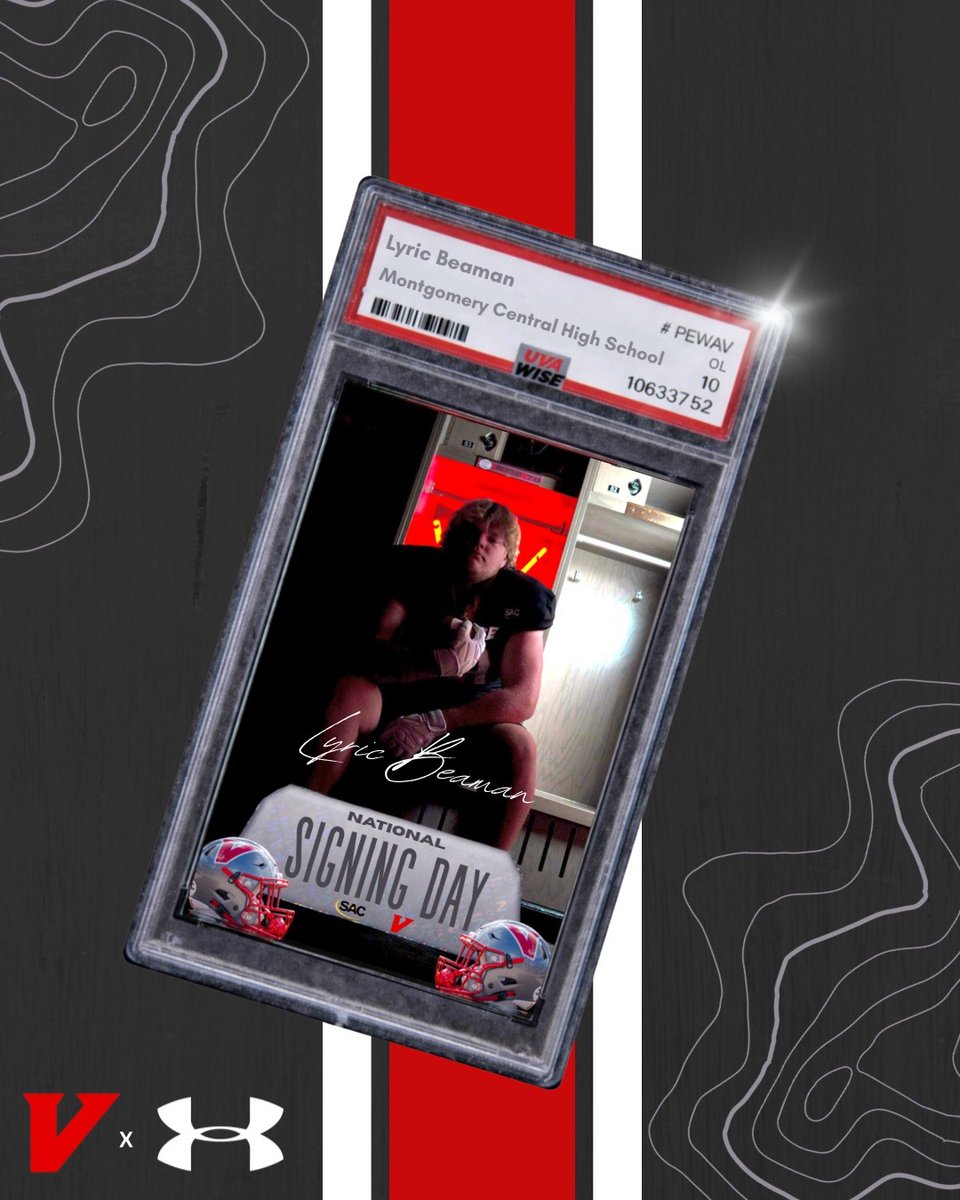 <a href="/lyricbeaman/">Lyric Beaman</a> is an absolute mauler on the offensive line from Montgomery Central High School. Please welcome him to the Highland Cav family!! #PEWAV #FFF #HTR