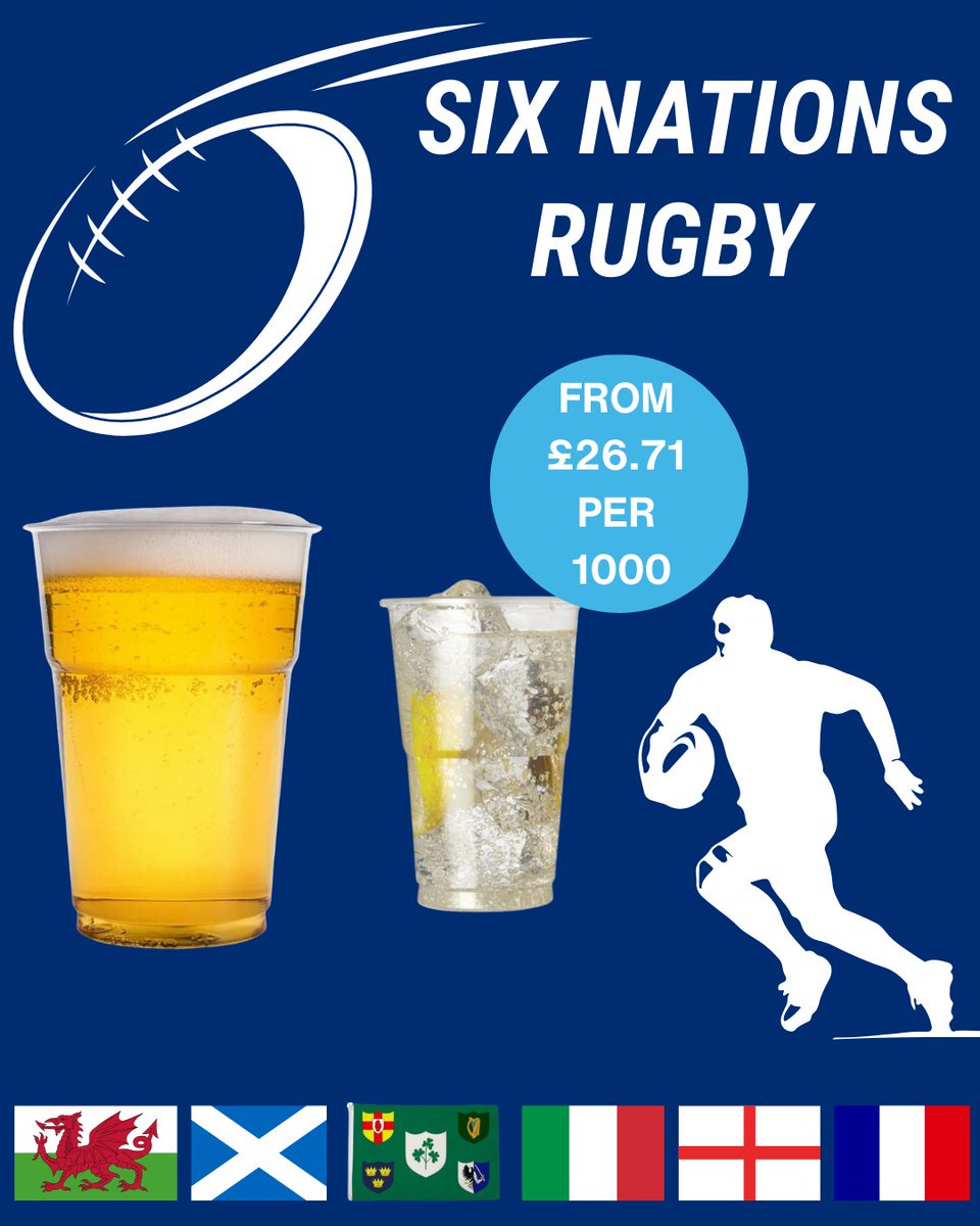 🏉 Six Nations ready? Stock up now!

First Stop has half pint &amp; pint tumblers available for immediate order — perfect for busy match days.

Half pints from just £27.61 per 1000

Who’s your pick to win the Six Nations?

#FirstStopSupplies #SixNationsRugby #Pints #ComeOnScotland
