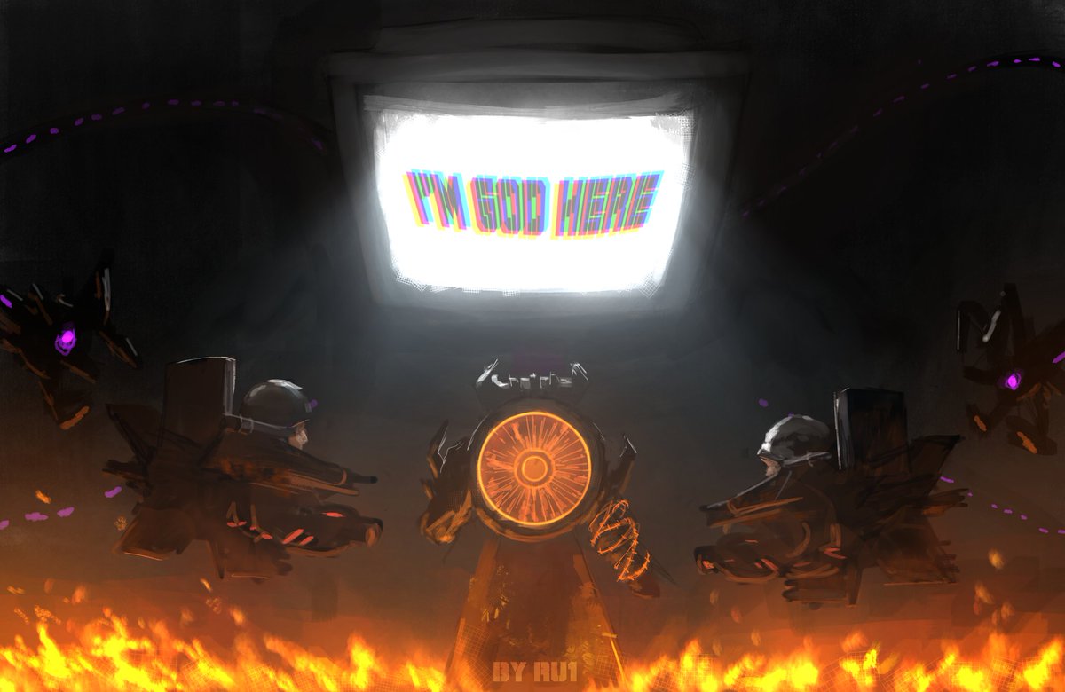 W thunderdroid for S̶t̶e̶a̶l̶i̶n̶g̶ taking inspo from my art 😂✌️