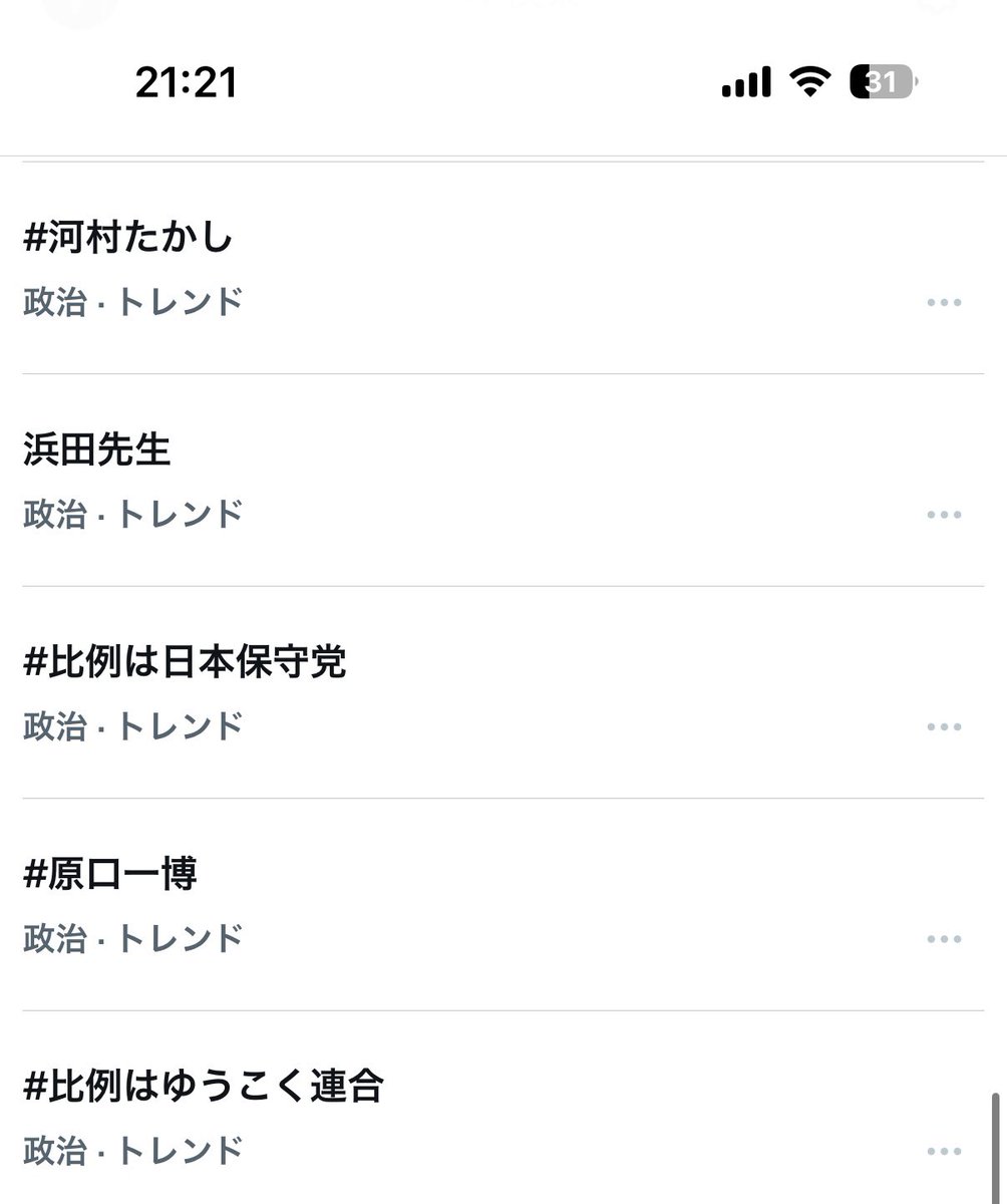jil_mochi's tweet photo. ニュースでは比例はゆうこく連合、トレンド入りしたみたいですね！河村たかし、原口一博両代表も入ってます。
#減税日本・ゆうこく連合 
#比例はゆうこく連合 https://t.co/HiuJj5QnTT