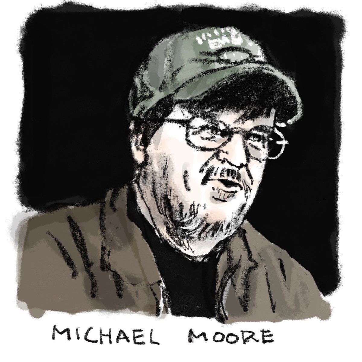 #501映画監督スケッチ
#MichaelMoore