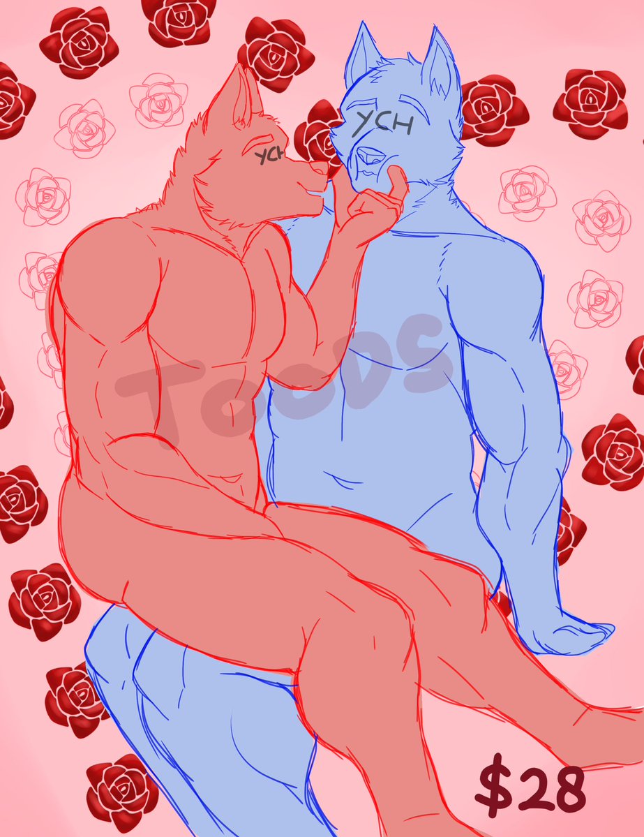 ❗️OPEN YCH❗️
Since valentine’s day is near, why spent your day alone when you &amp; your partner could be all lovey dovey😍😍😍

i’m opening 2 slots cuz im clashing with my internship😩
#YCH