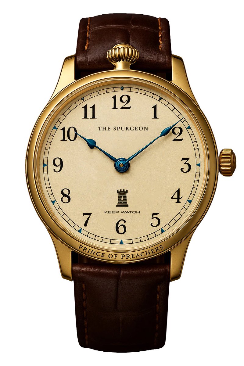 KeepWatchCo's tweet image. The Spurgeon is coming to life! 

Pre-Orders for this prince of preacher inspired time piece are available now: keep-watch.co/products/spurg…

Anticipated Ship Date: April 1st

#Spurgeon #KeepWatch #KeepWatchCo #reformedtheology