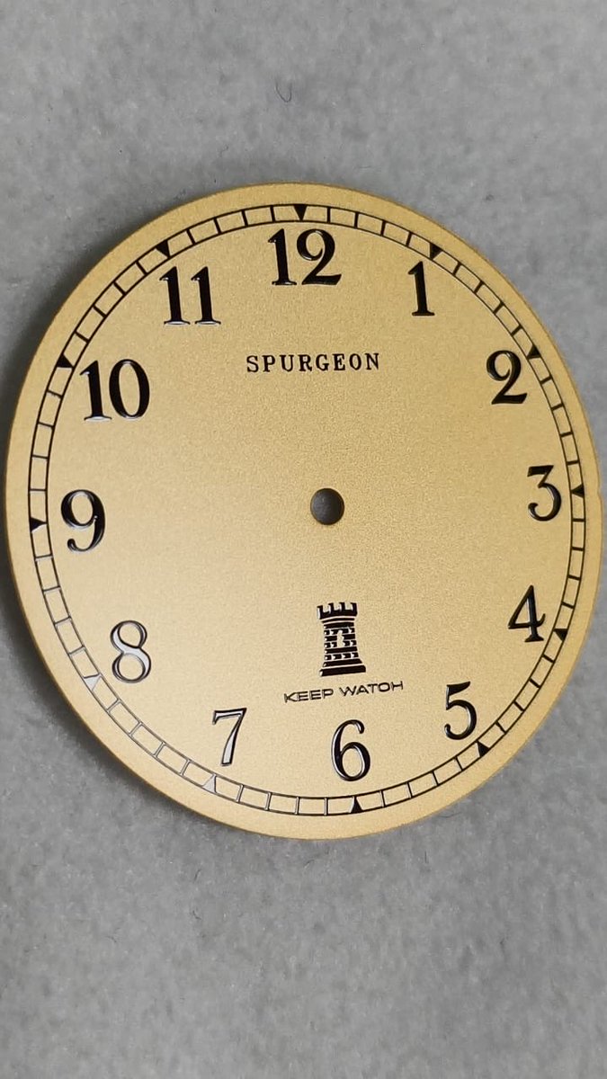 KeepWatchCo's tweet image. The Spurgeon is coming to life! 

Pre-Orders for this prince of preacher inspired time piece are available now: keep-watch.co/products/spurg…

Anticipated Ship Date: April 1st

#Spurgeon #KeepWatch #KeepWatchCo #reformedtheology