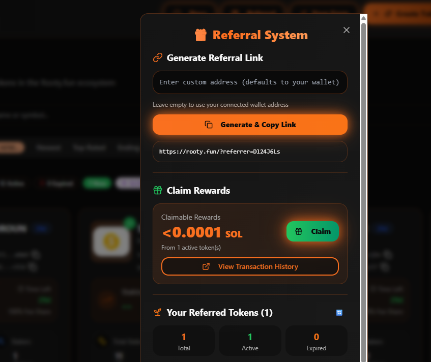 Rootydotfun's tweet image. Referrals launching soon!  

Refer Creators/Deployers and earn 5% Creator rewards!

 Like 🥕
Follow 🥕
Share🥕

@Rootydotfun enables CCM tokens to share creator rewards with LPs on pumpswap! 
Earn % on volume as LP or Referrer.

 PvE &amp;gt; PvP
🥕🥕🥕