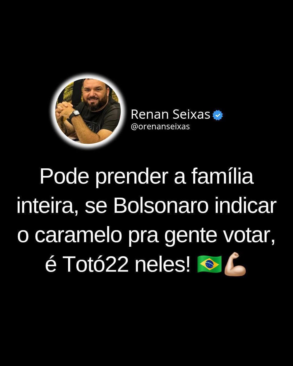 ivonetourais's tweet image. Desse jeito …! Nós patriotas BOLSONARISTAS votamos em quem nosso líder Jair Messias Bolsonaro indicar/ apoiar e ponto final…!