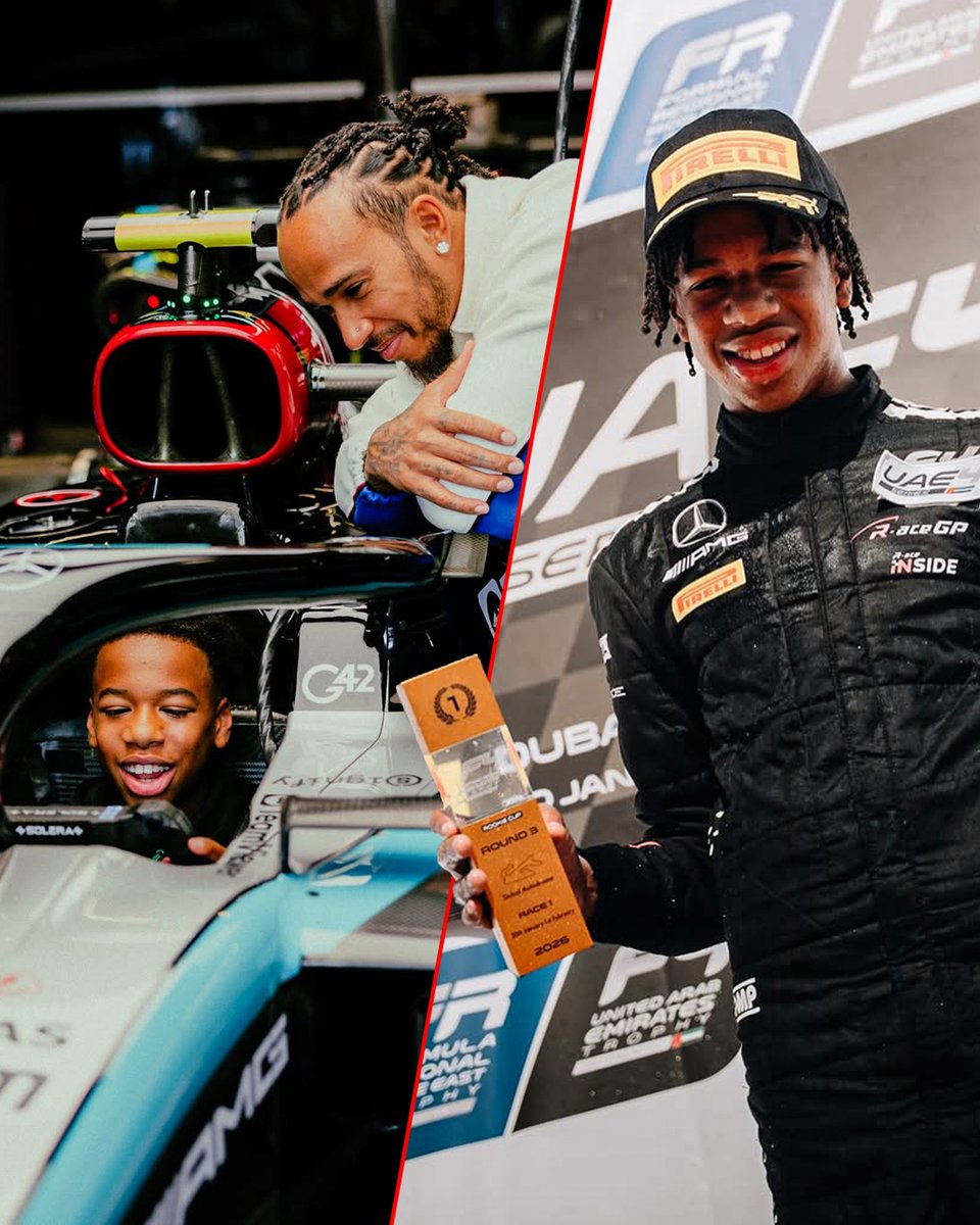 Mercedes junior Kenzo Craigie claimed his first single-seater victory this week 🥇

The 15-year-old has spoken previously about wanting to emulate Lewis Hamilton's journey into Formula 1 📈