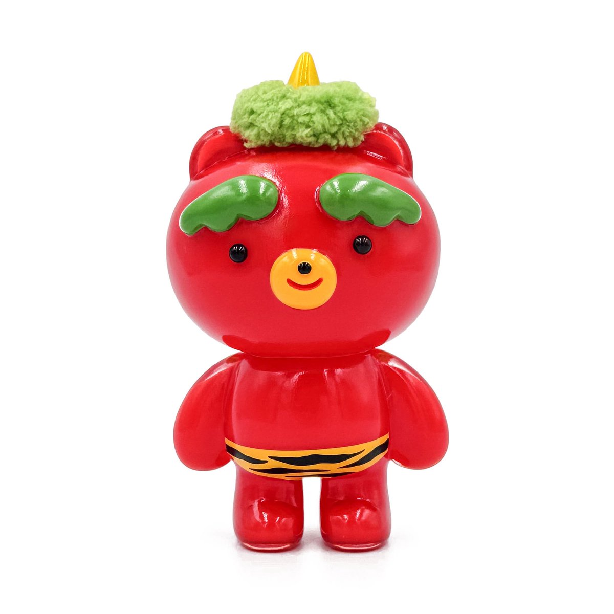 赤鬼ソビくんたち👹✨ ワンフェス行こうぜーー！ #まゆげくまソビくん