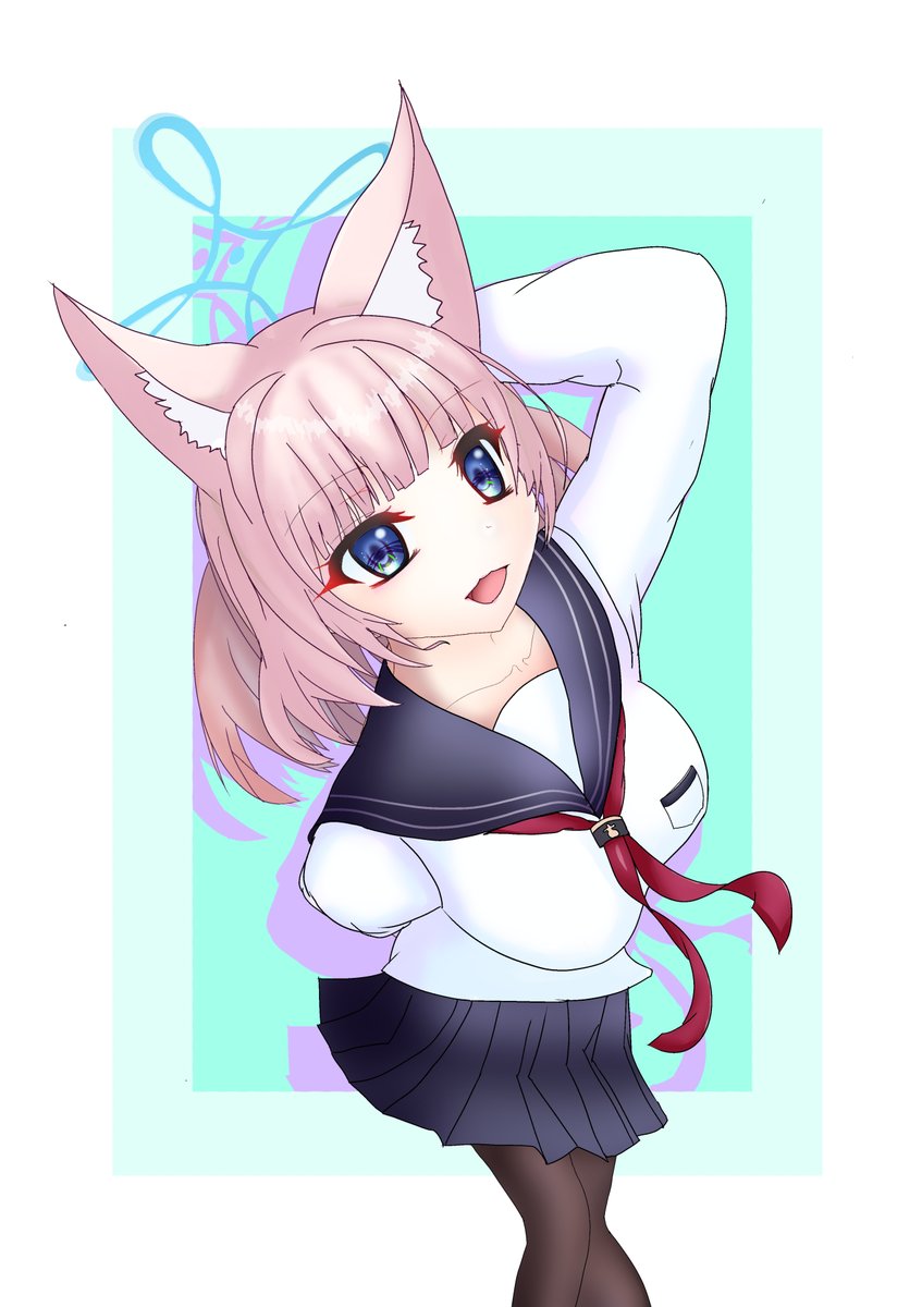 「これからも推していきます!あとFOX小隊実装待ってます! #ブルアカ5周年おめで」|シノフ(24)@C107（火）東ム15-aのイラスト