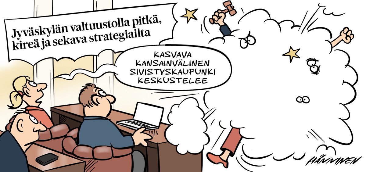 Suur-Jyväskylän Lehti 4.2.2026 #Jyväskylä #pilapiirros #sarjakuva