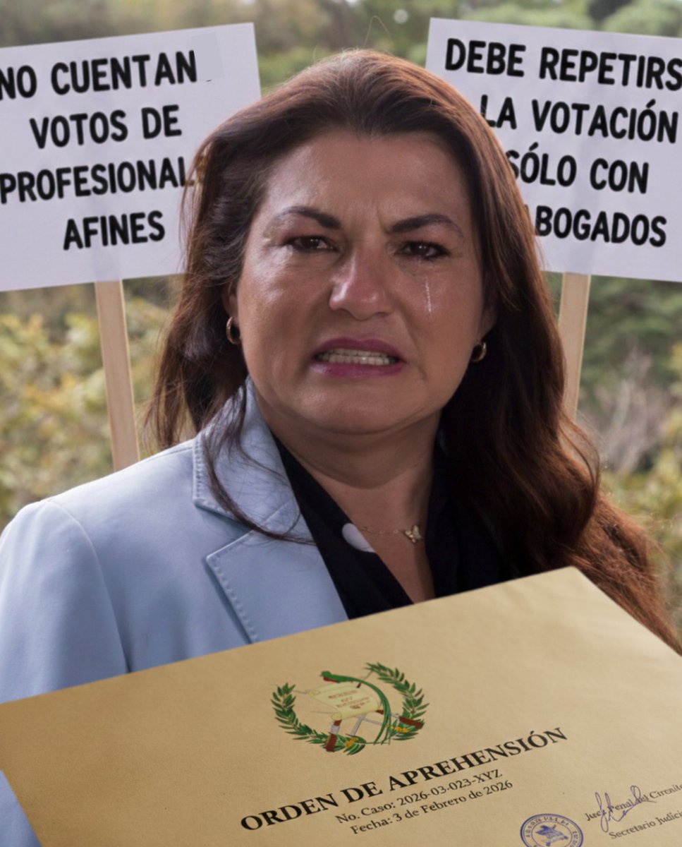 ¿Durmió bien <a href="/AbogadaPGamez/">Patricia Gámez</a>?
Tiene 2 caminos: Alguien en el uso de sus facultades cumpliría con la ley. Ud quizás quiera protagonizar una causa penal mientras ve que su pataleta no valió la pena. ¿Motivará que voten por gusto los "afines" o que se repita la votación?
#SOCIEDADGT