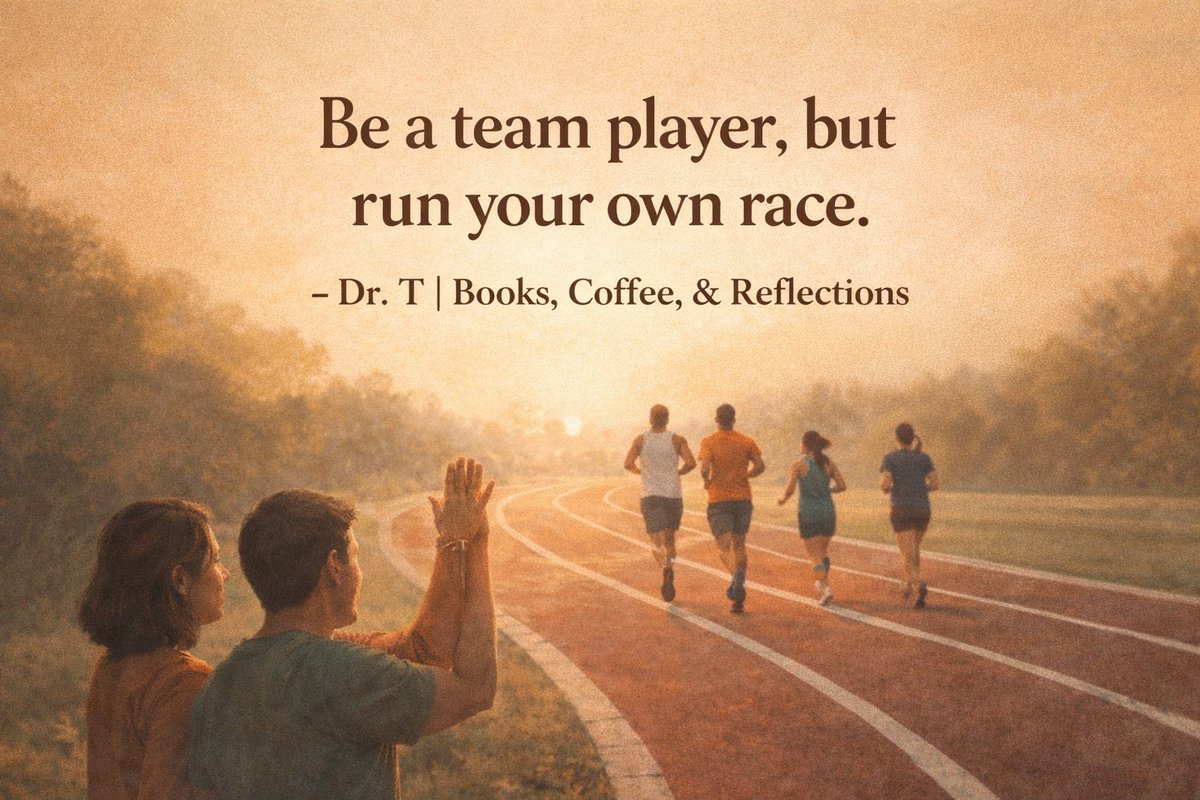 tbwatkins89's tweet image. 🏃‍♂️🤝 Be a team player, but run your own race. Support others, celebrate their wins, and keep your eyes on the path God set for you. 🙏 Don’t compare—stay faithful to your calling. 🏁☕📖
#RunYourRace #EncourageOthers