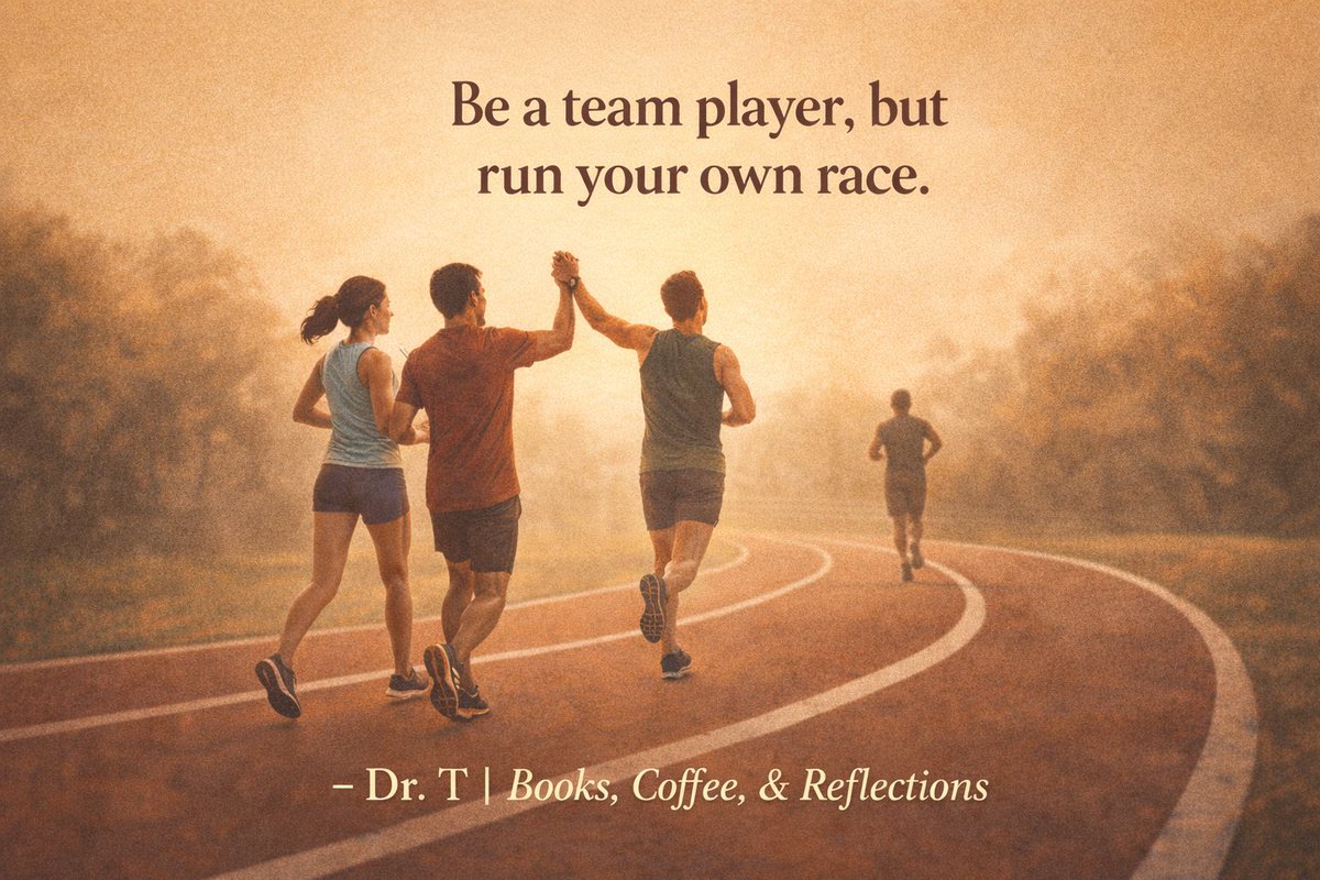 tbwatkins89's tweet image. 🏃‍♂️🤝 Be a team player, but run your own race. Support others, celebrate their wins, and keep your eyes on the path God set for you. 🙏 Don’t compare—stay faithful to your calling. 🏁☕📖
#RunYourRace #EncourageOthers
