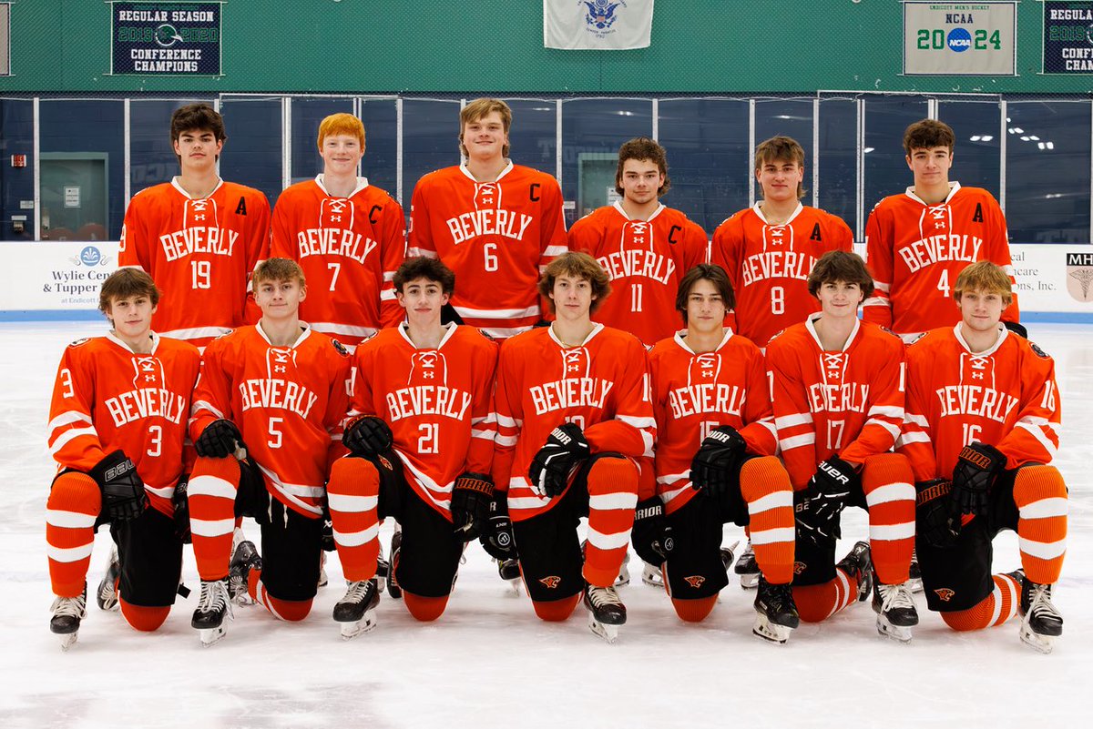Beverly honors its 12 seniors this evening as they host the Masconoment Christians for the two’s second matchup of the season. Ceremonies 7:00, Puck Drop 7:30. 
<a href="/PhilStacey_SN/">Phil Stacey</a> <a href="/T_Mulherin/">Tom Mulherin</a> <a href="/BevHighHockey/">Beverly High School Hockey</a>