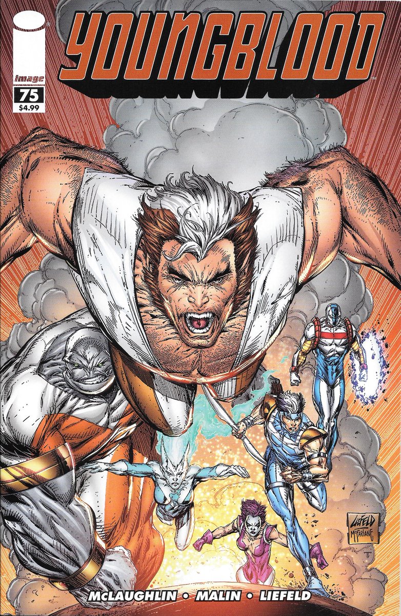 RobMessick's tweet photo. How cool was it seeing Todd McFarlane ink over a Rob Youngblood cover! #75. Though now I'm curious to see Rob ink it.
#Youngblood created by @robertliefeld
@ImageComics @Todd_McFarlane #JonMalin #JohnMcLaughlin #Cougar https://t.co/49XVRGvfbq