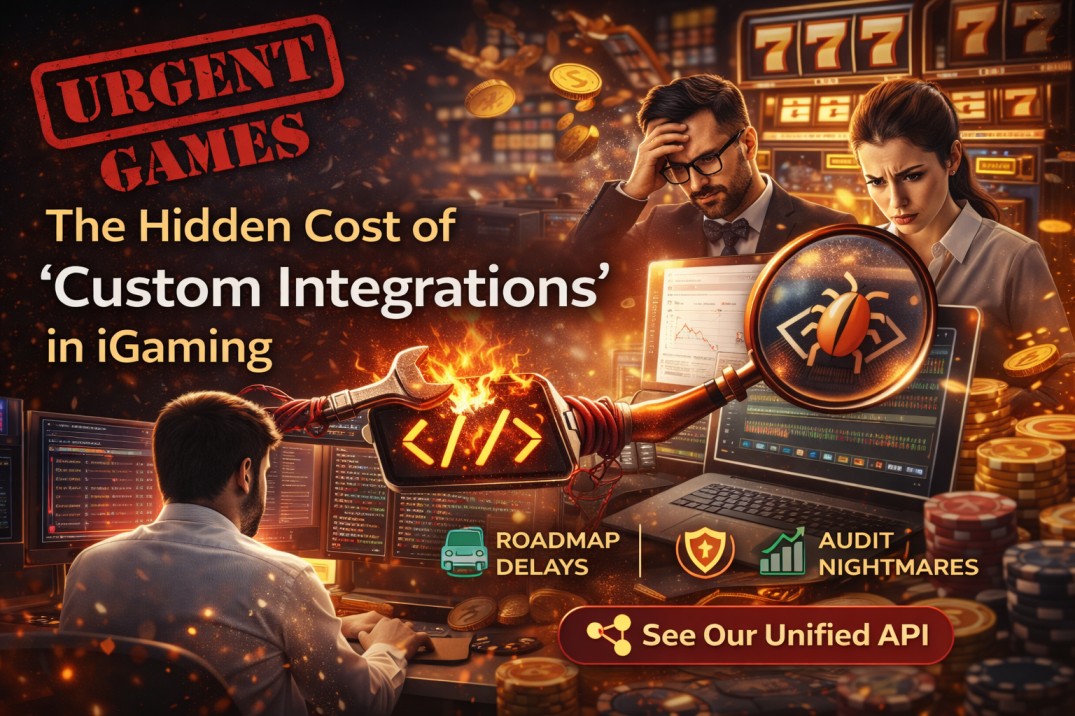 UrgentGames's tweet photo. Custom integrations don’t fail fast—they fail slowly.
• slower roadmaps
• higher maintenance
• fragile audits
• provider lock-in
That’s why many iGaming operators in 2026 are moving to unified APIs.
#iGaming #PlatformArchitecture #UnifiedAPI #TechDebt #GamingTech https://t.co/yMMvb8deAS