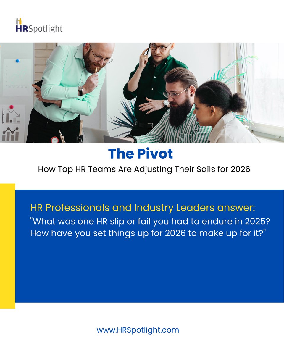 hr_spotlight's tweet photo. https://t.co/PA8O384zH2 - The Pivot: How Top HR Teams Are Adjusting Their Sails for 2026

Visit https://t.co/glgGJc6Lg6 for comprehensive insights and resources in the HR space.

#HRSpotlight #HR #HR2026 #HR2025 #HRTips #HRWins #HRStrategy #SuccessStories #TalentManagement https://t.co/UrYn86SgLY