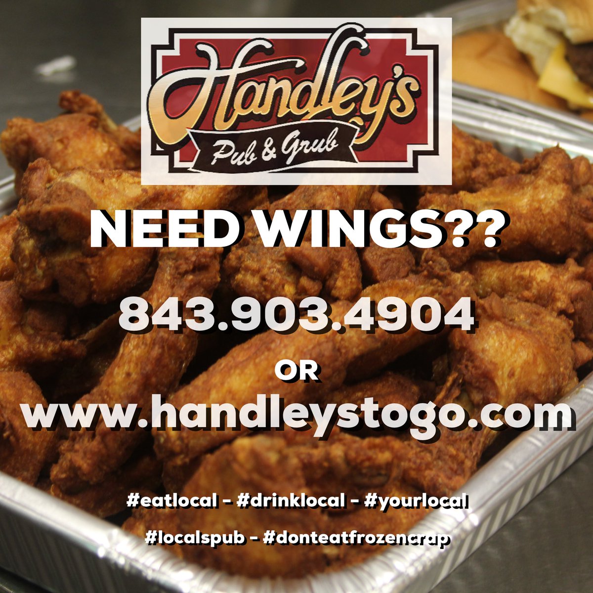 handleyspub's tweet photo. Need food for Superbowl???
Hit the #easybutton
#donteatfrozencrap
#yourlocal
#handleyspub https://t.co/ngM035Iscu