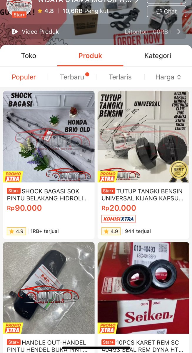 xiennaposted's tweet photo. Beli disini 

Toko Wijaya Utama (best seller)
🛒: https://t.co/EbJClNQtdf

Tiger Automotive 
🛒: https://t.co/1P0fkjd5Ju https://t.co/f7vA3HZbuI