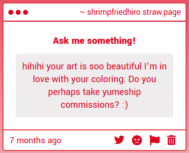 shrimpfriedhiro's tweet photo. OMG I'M SO SORRY I ONLY SAW THIS NOW i feel so bad i literally never check strawpage... TT _ TT but in case the person who asked is still interested, yeah absolutely!! my c☆mms are currently closed but i have a vgen! <:3 TYSM AND IM SO SORRY AGAIN!!! 😭
https://t.co/LiafUcmOYA https://t.co/Lt8gACmSBk
