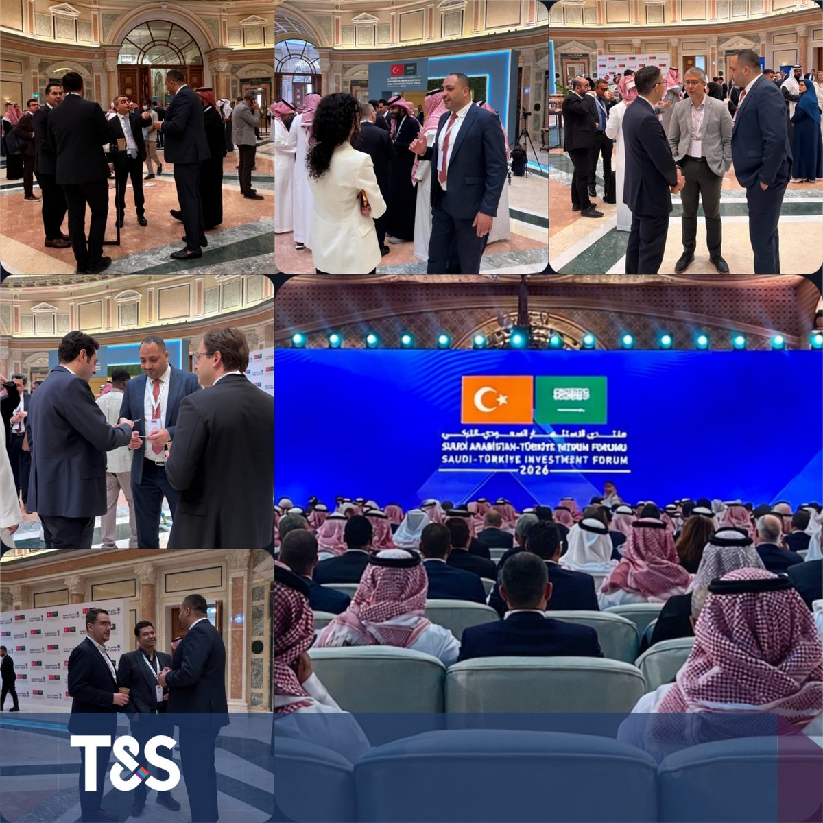تشرفنا بحضور المنتدى الاستثماري السعودي–التركي 🇸🇦🇹🇷 في الرياض، بتنظيم الهيئة السعودية لتسويق الاستثمار وبالتنسيق مع وزارة الاستثمار.
 
 نؤمن في T&amp;S بأن المنتديات الاستثمارية تمثل منصة فعّالة لتعزيز التكامل بين الاستثمار ، بما يسهم في بناء بيئة استثمارية مستدامة ودعم النمو.