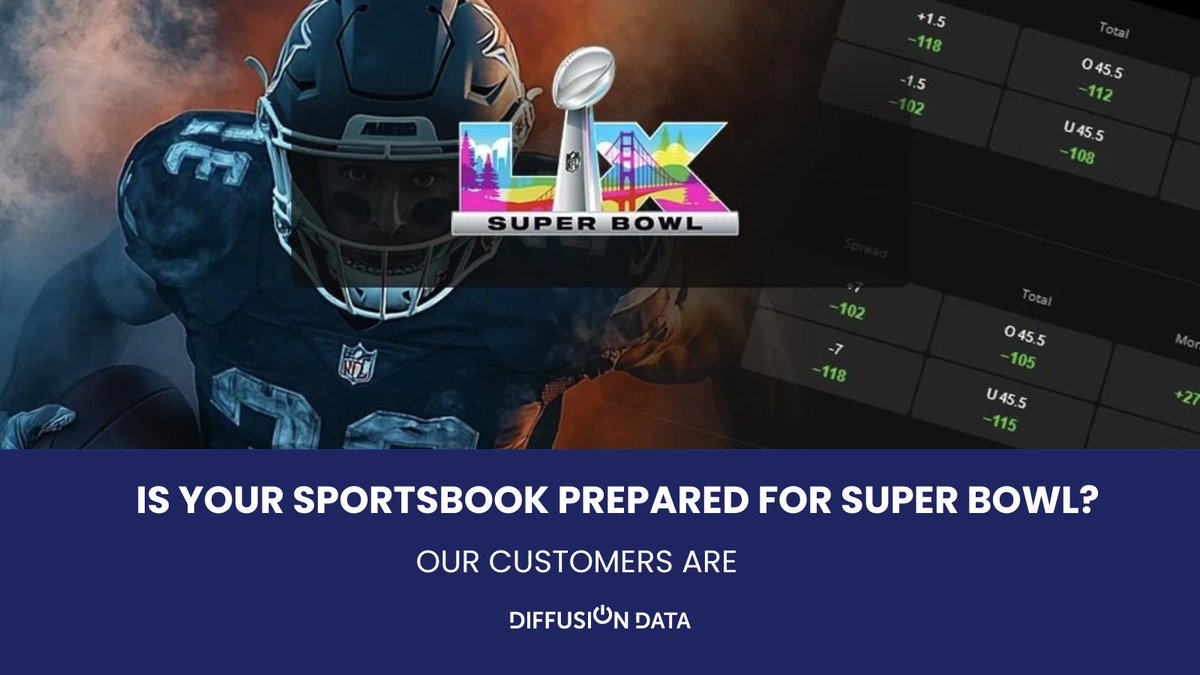 DiffusionData's tweet photo. 🏈 Super Bowl 2026 = record-breaking wagers &amp; players!

DiffusionData’s UK team is on late-night duty, powering seamless live data for iGaming customers worldwide.

Zero disruptions. Game on. 🏆

https://t.co/WGZW8VkrwP https://t.co/jP7KKr4a1e