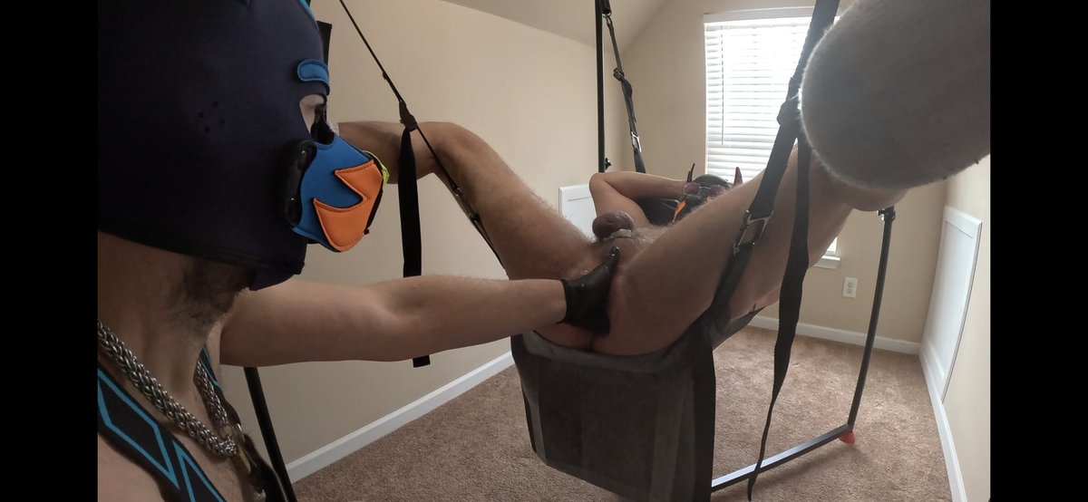 Working <a href="/PupDeepDriller/">Pup Deep Driller ➡️ TBRU 30</a> hole and stretching his tight ass. Almost got my paws in there 😈
#anal #gay #fist #fisting #pup #pupplay #sling