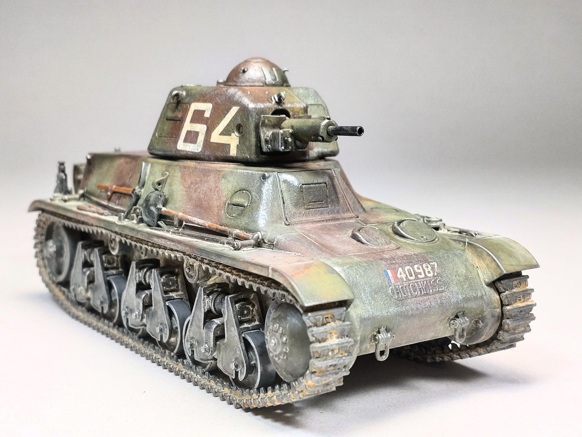 fuusanhobby2's tweet photo. 2026年 2月 4日
タミヤ 1/35
フランス軽戦車 H39 https://t.co/iDOav5pjTR