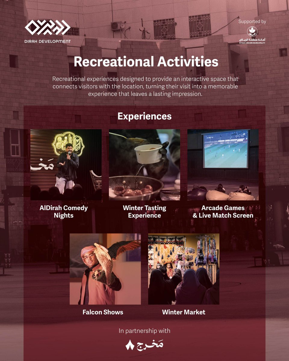 Since the season launched on December 1, #ALDIRAH_WINTER continued through January with a variety of experiences that brought the destination to life. The season welcomed over one million visitors and reached more than 80 million views online, reinforcing AlDirah’s presence as a