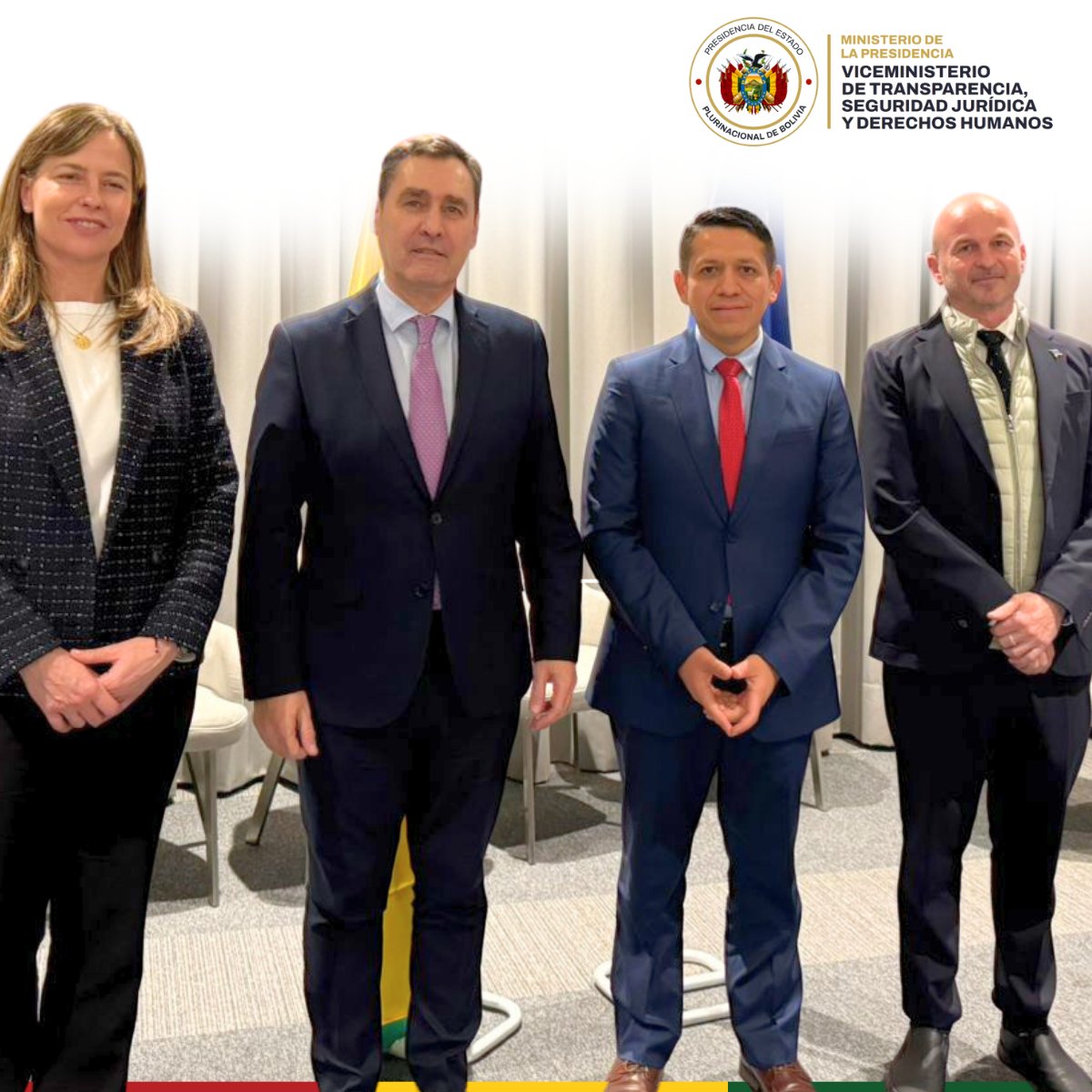 #ElMundoEnBolivia 📷 Agradecemos la visita del Director de <a href="/fiap_es/">FIAP</a>   Francisco Tierraseca, con quien avanzamos en acuerdos para fortalecer la prevención de la trata de personas, el tráfico ilícito de migrantes y la protección de víctimas.  cc <a href="/UEenBolivia/">Unión Europea Bolivia</a>