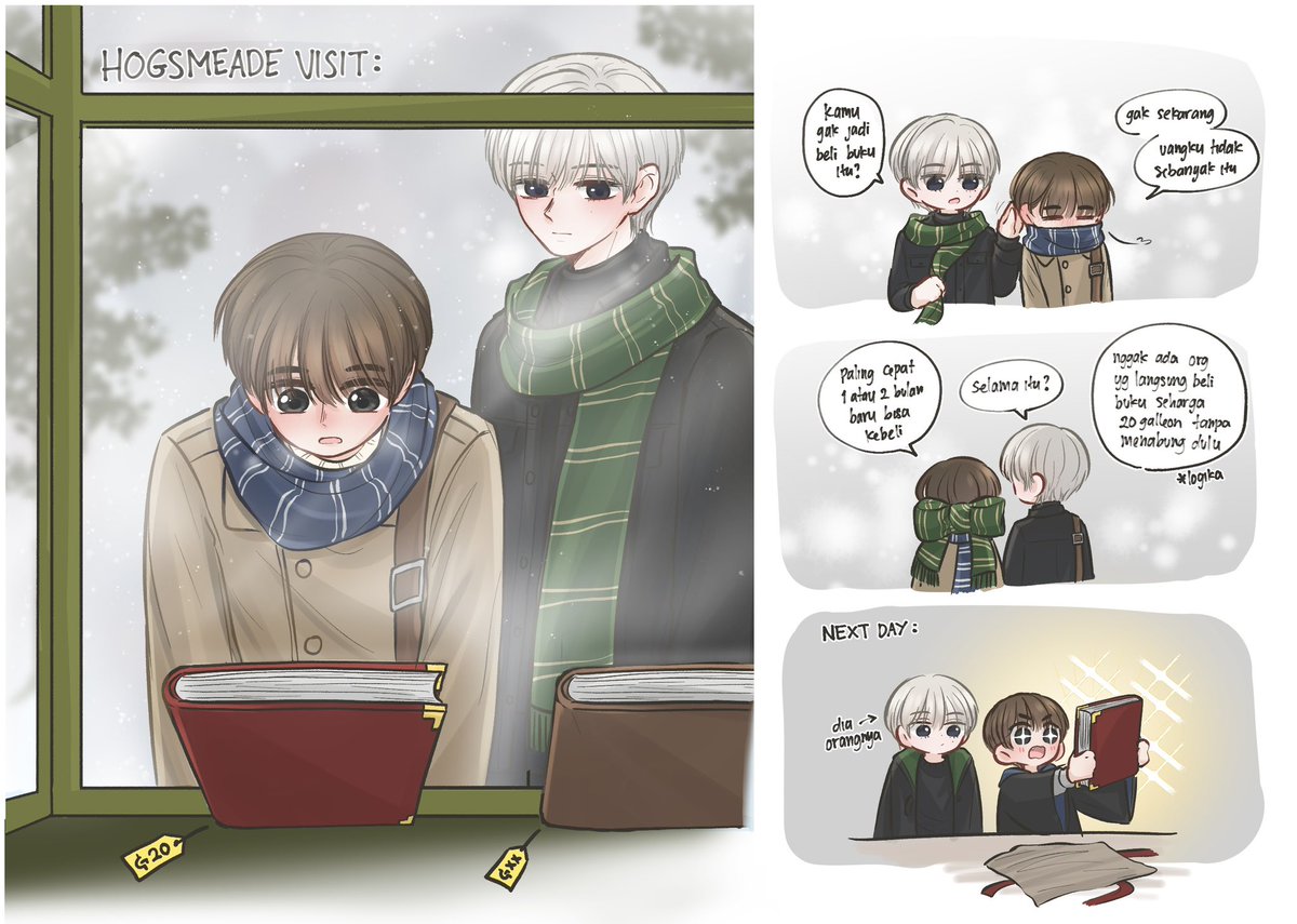 kapalghoib's tweet photo. hadiah ulang tahun 📚💖
— 닝텬 hogwarts AU https://t.co/Zzr5T026XI